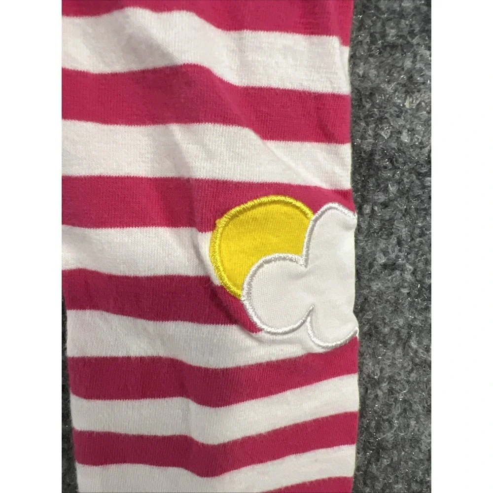 Florence Eiseman Girls Citrus Fruit Slice Tunic & Striped Leggings Set - Size 6